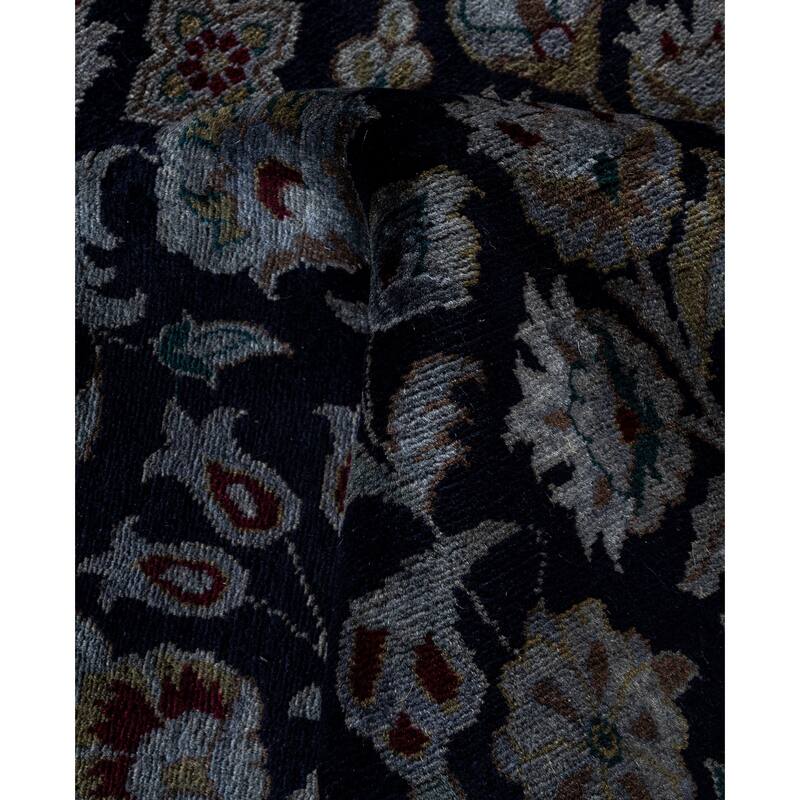 Overdyed One-of-a-Kind Hand-Knotted Area Rug - Navy - 8' 2" x 10' 5"