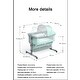 preview thumbnail 18 of 18, Portable Removable Crib Foldable and Washable Newborn Bed