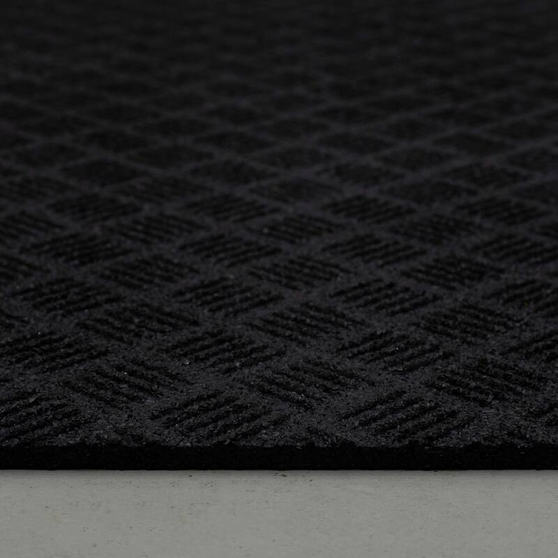 Mohawk Home Matrix Crosshatch Mat Black 3' X 4' Door Mat