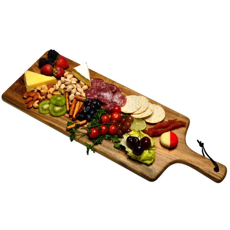 NCAA Nebraska University Cornhuskers Bamboo Cheese & Charcuterie Board