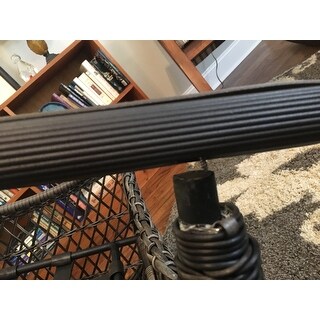 Corvus Salerno Outdoor Wicker Rocking Chair with Cushions