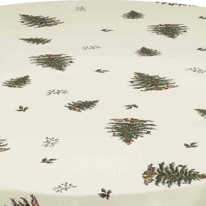 Spode� Christmas Tree Tartan 70" Round Tablecloth