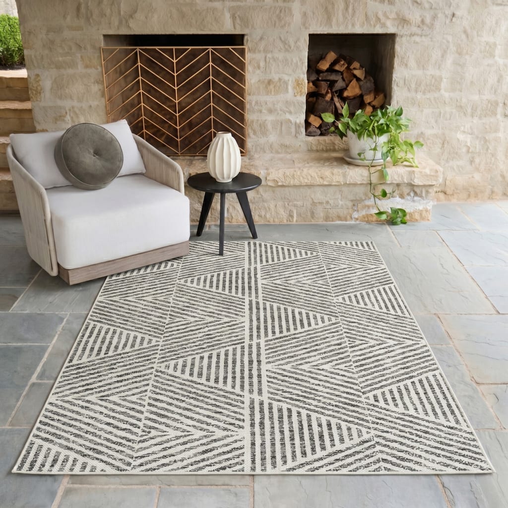 Balta Rugs Darcy Modern Stripe Indoor/Outdoor Area Rug