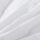 preview thumbnail 5 of 5, Waverly Cotton Quilted Dual Chamber 1.5 in. Feather Topper - White