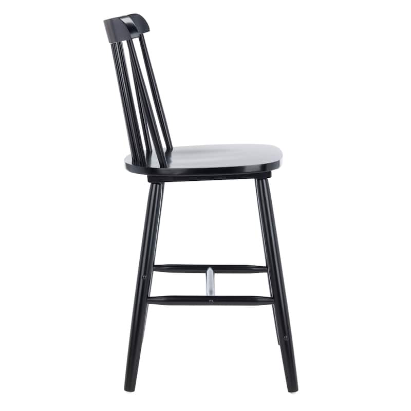 SAFAVIEH Arra 24-inch Spindle Farmhouse Counter Stool (Set of 2) - 19.9" x 20.1" x 43.1" - 20"W x 20"D x 38"H