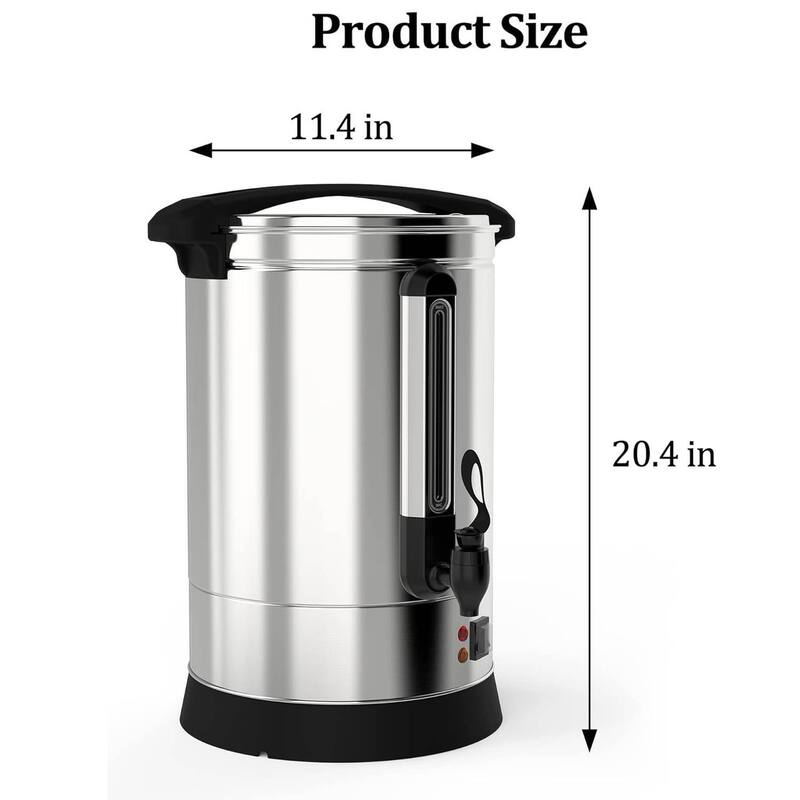 Commercial Stainless Steel Coffee Urn for Church, Meeting Rooms, Lounges
