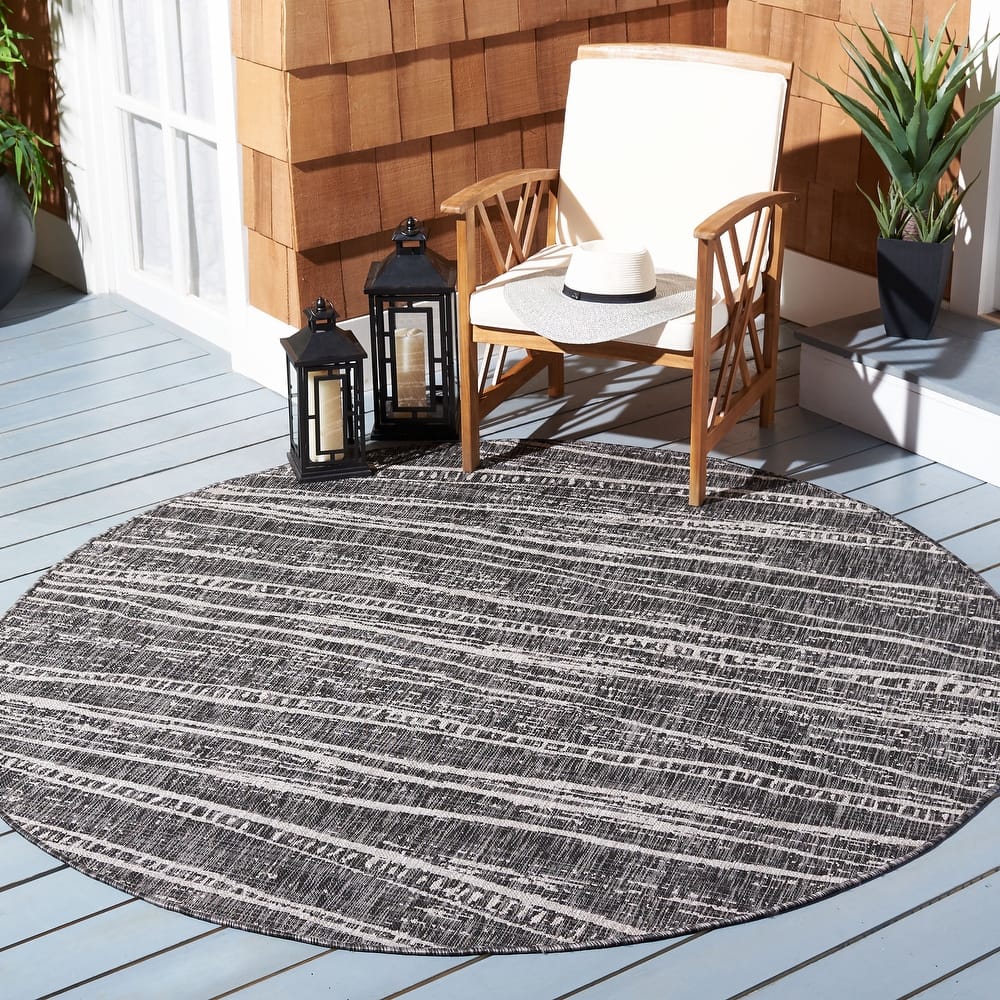 SAFAVIEH Courtyard Giuseppa Indoor/ Outdoor Waterproof Patio Backyard Rug