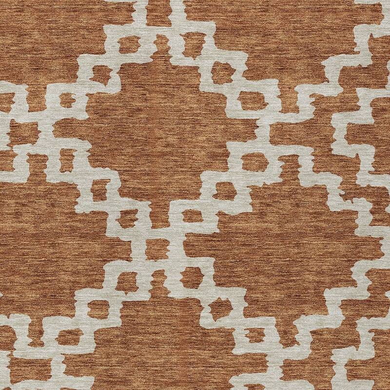 HomeRoots Geometric Transitional Rectangle Outdoor Rug