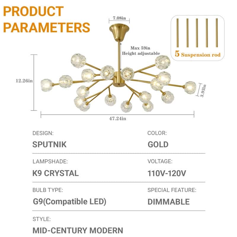 Gold Sputnik Chandeliers Modern Crystal Sputnik Chandelier Modern Crystal Pendant Light Chandelier Branches Chandeliers