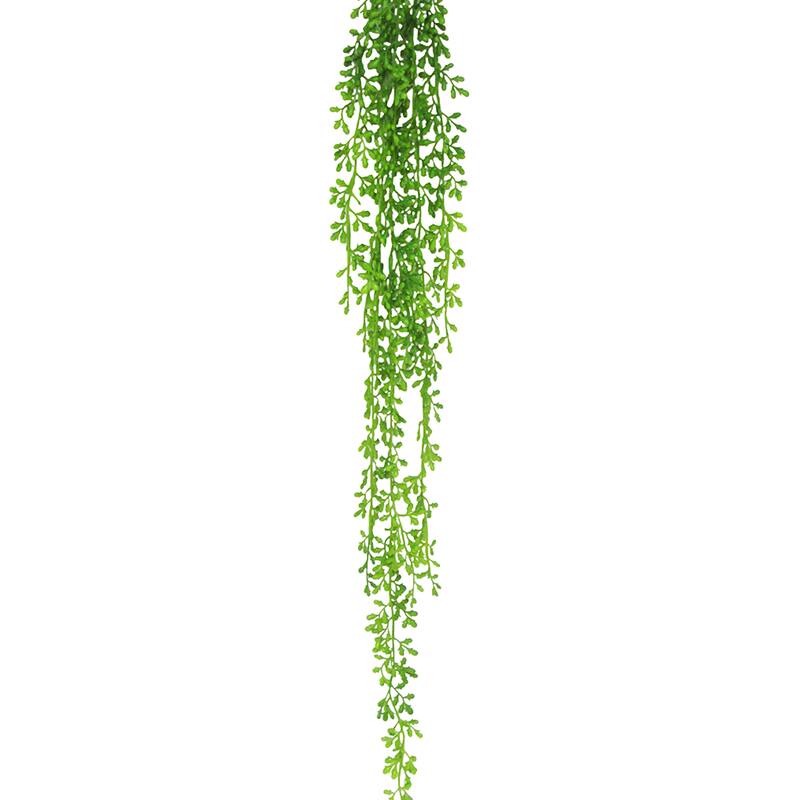 Artificial Hanging Donkey Tail String of Pearls Succulent Stem Plant Greenery Pick Spray Branch 40in - 40" L x 8" W x 4" DP