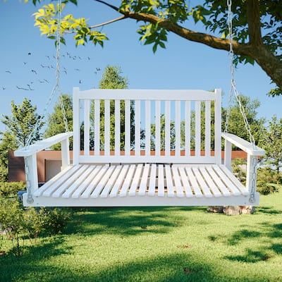 Front Porch Swing with Armrests