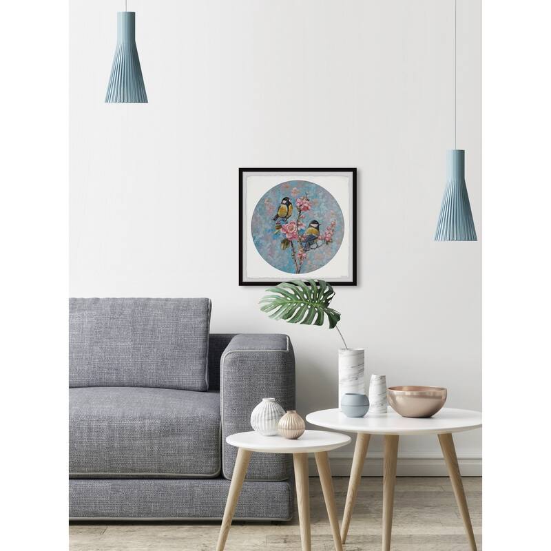 Perching Birds Framed Print