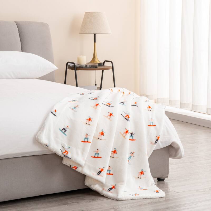 Luxurious Rustic Lodge Velvet Plush Throw