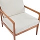 preview thumbnail 13 of 30, Christopher Knight Home - Jennie Tall-Back Wood Armchair with Ergonomic Comfort for Any Room