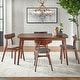 preview thumbnail 3 of 20, Simple Living Solid Beechwood Cadiz 5-piece Dining Set Dark Grey/Walnut