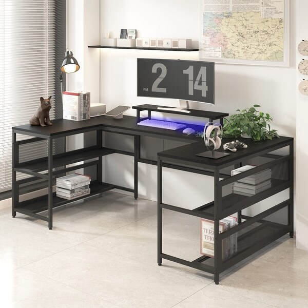 U shaped corner desk sales