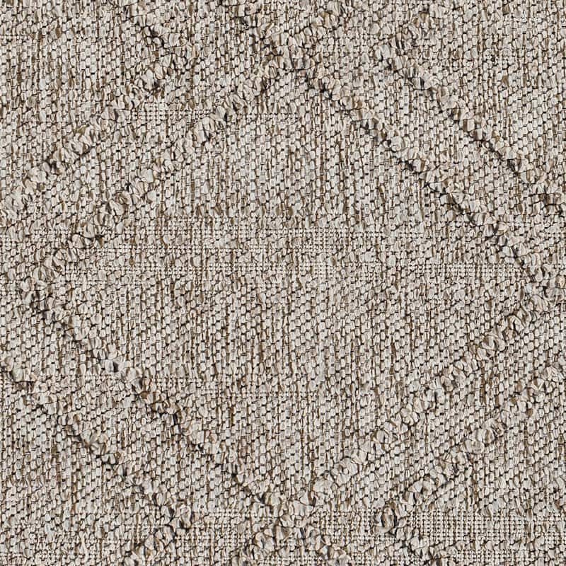 Livabliss Sarasota Outdoor Safe Diamond Stripe Area Rug