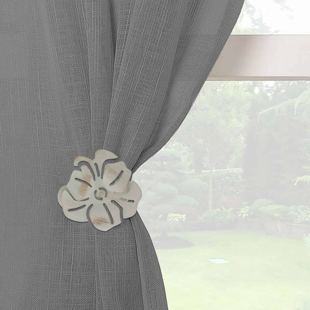 Evideco Metal Clip Big Size Poppy Set of 2 - 2.10"L x 2.8"W x 1.12"D