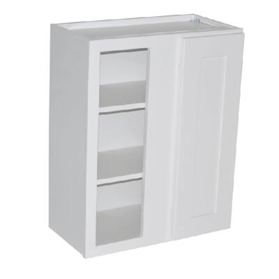 3 Shelf One Door Wood Kitchen Cabinet - 24x36x12