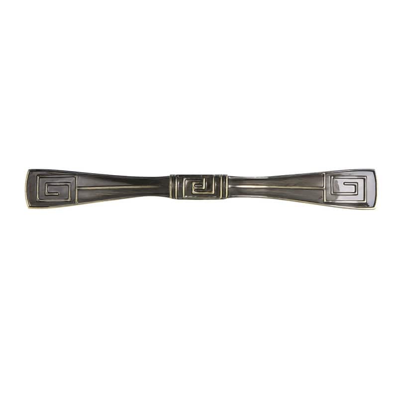 Utopia Alley Trieste Pull Handle - Decorative Cabinet Drop Pull Handles for Cabinets, Antique Brass, 5.0" Center to Center