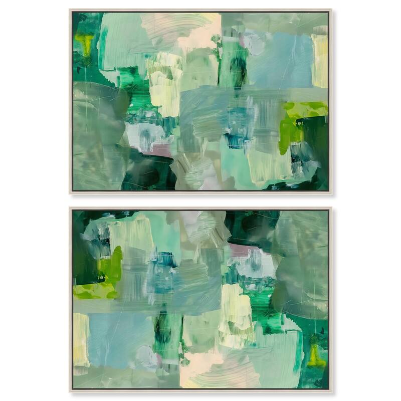 Strong side Canvas by Art Remedy - 30" x 20" - Silver