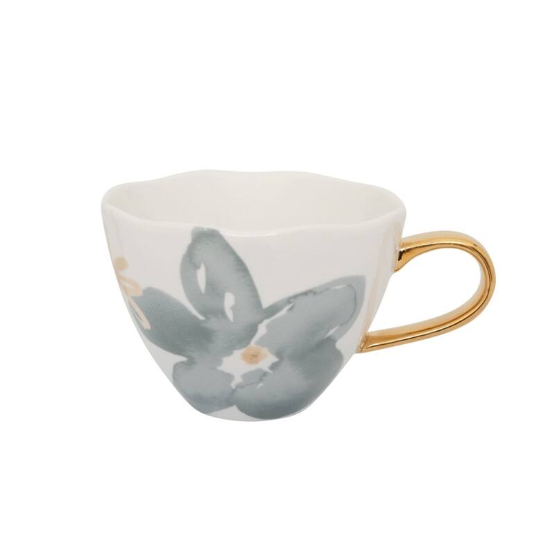 Good Morning Cappuccino/Tea Cup floral -ST