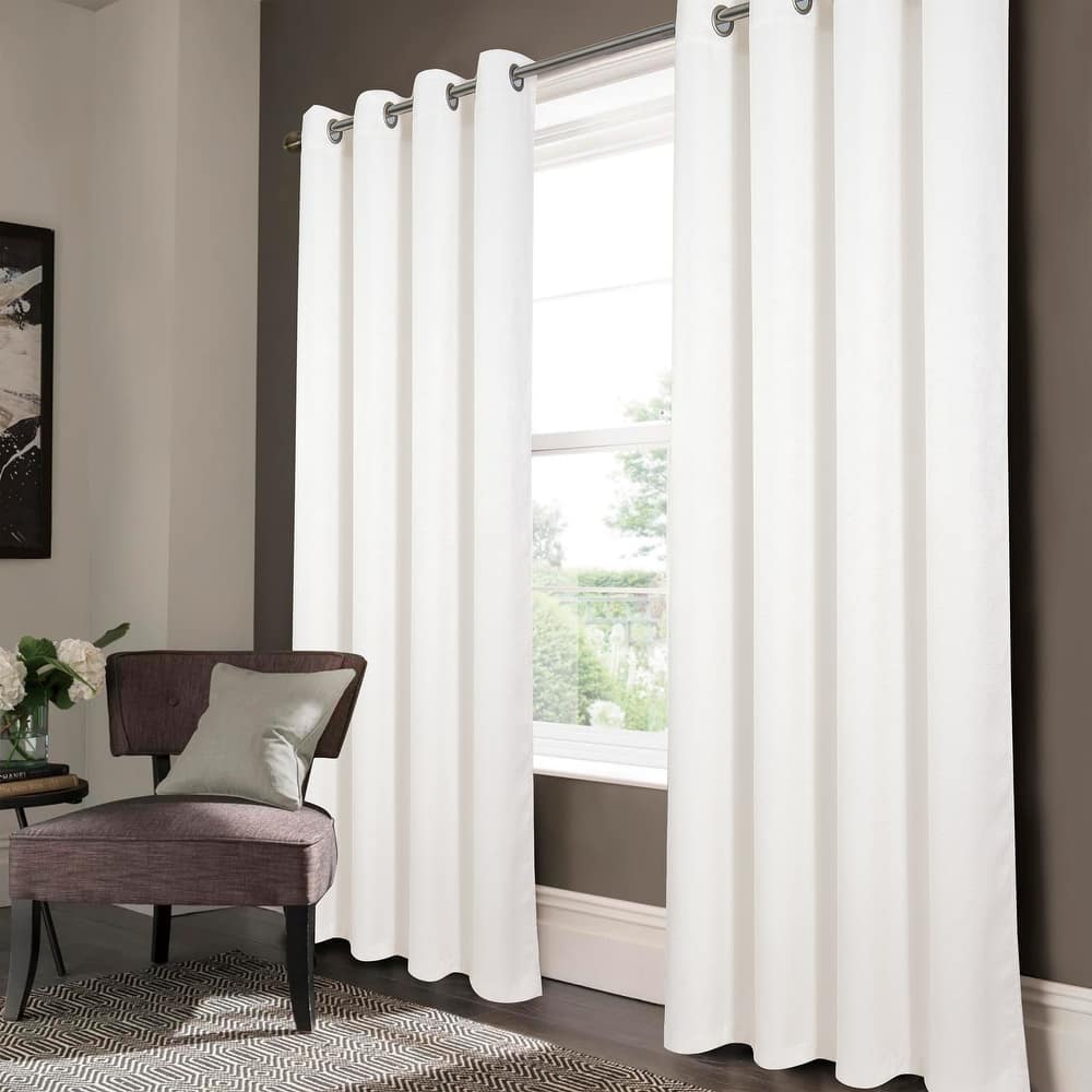 Nellie Geometric Room Darkening Window Curtain Panel 84"