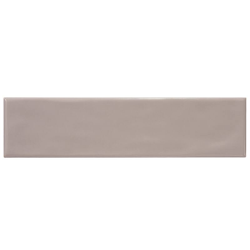 3" x 12" Porcelain Subway Glossy Tile - 44 Pieces (10.82 sqft) - Silver