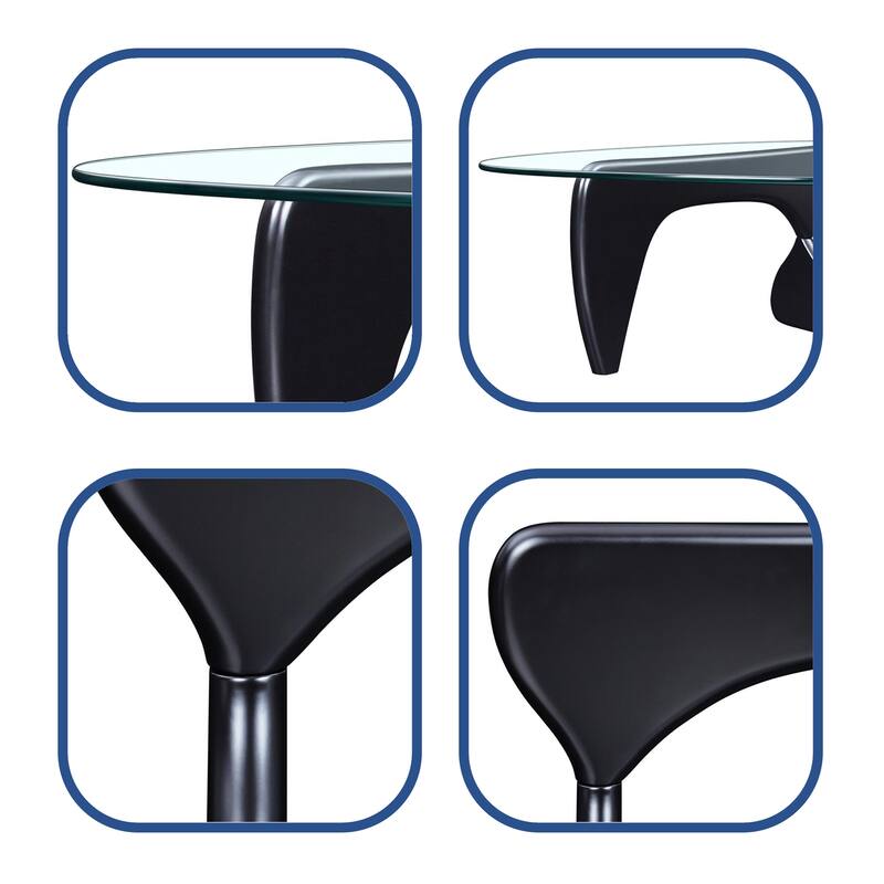 Black Home Modern Triangle Coffee Table Bed Bath & Beyond 36792803