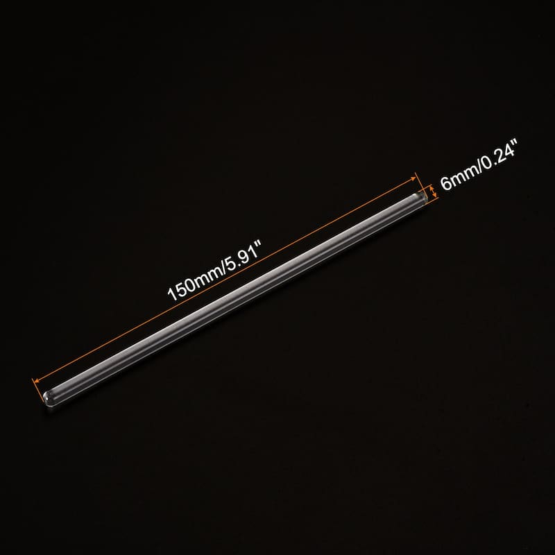 Borosilicate Glass Stick Stir Rod for Lab, kitchen 3Pcs - 5.91" x 0.24"