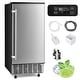 preview thumbnail 1 of 9, Costway Built-in Ice Maker Free-Standing/Under Counter Machine - See Details Silver/Black - See Details