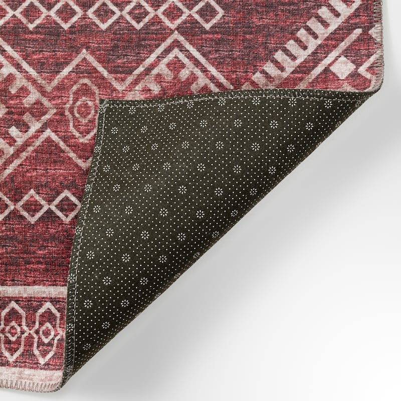 Indoor/ Outdoor Yuma Boho Washable Rug