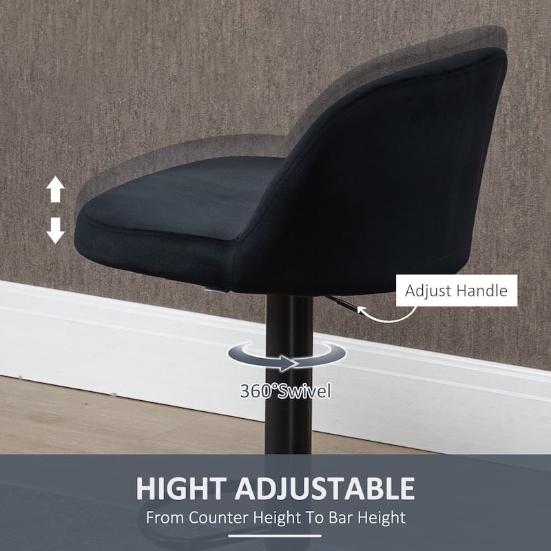 Adjustable Bar Stools Set Of 2