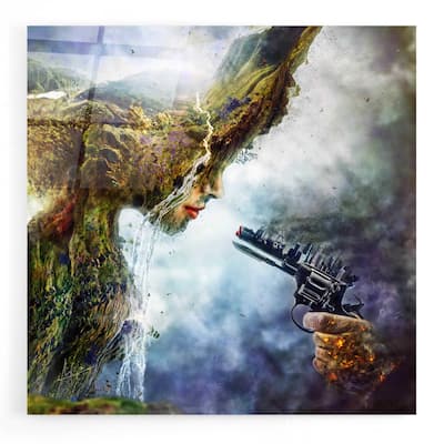 Epic Art 'Betrayal' by Mario Sanchez Nevado, Acrylic Glass Wall Art