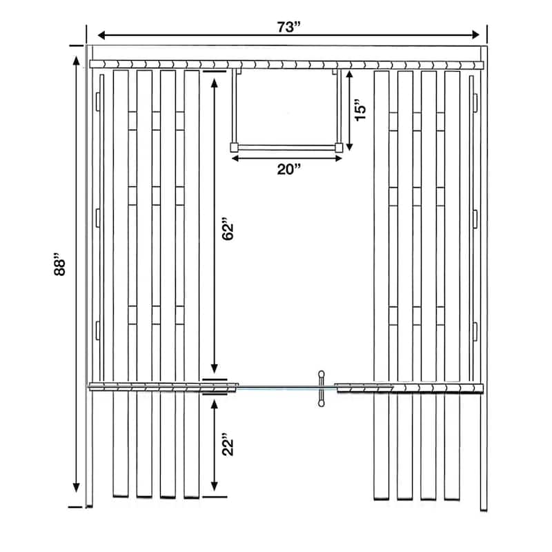 ALEKO 6-8 Person White Finland Pine Barrel Sauna with UL Electrical Heater - 88L x 73W x 79H inch
