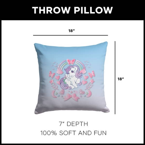 dimension image slide 3 of 6, Hasbro My Little Pony 18 Inch Throw Pillow