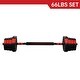preview thumbnail 12 of 15, Ainfox 2 in 1 Adjustable Dumbbell Set 33/44/66 Lbs Gym Workout Dumbbell Set with Connecting Rod