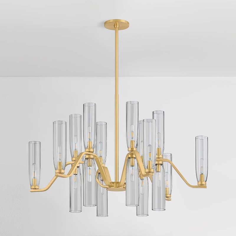 Hudson Valley Lighting 6817 Harpswell 18 Light 43" Wide Chandelier
