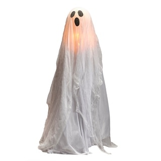 35" Glowing Ghost on Stake