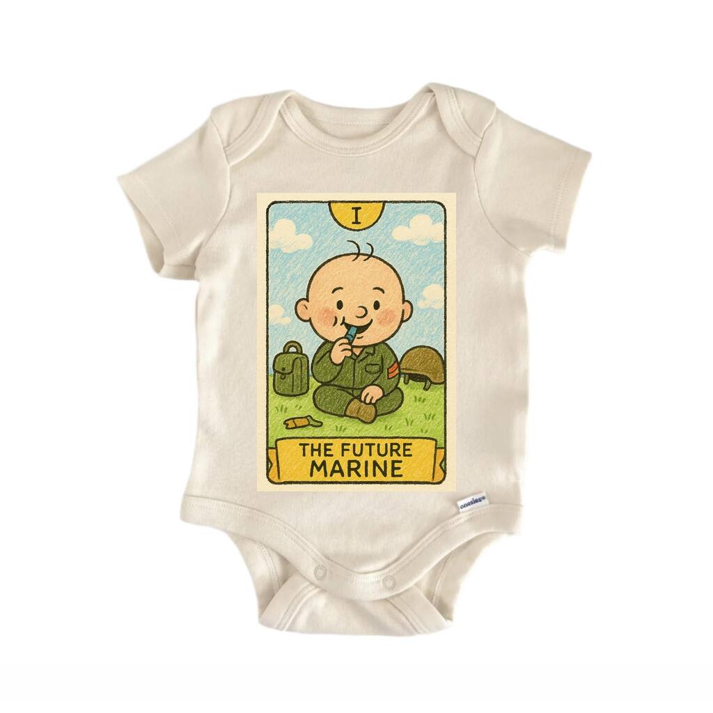 Future Military Crayon - Baby Bodysuit
