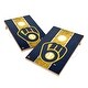 preview thumbnail 1 of 3, Vintage Milwaukee Brewers MLB Regulation 2x4 Cornhole Set Include Carry Case