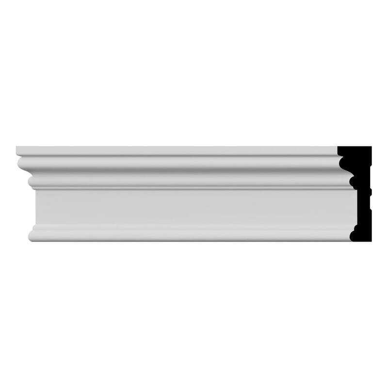 BRB3:11/16-in D x 2-1/4-in W x 96-in L Americraft Solid Hardwood Stain Grade Baby Howe Casing Moulding - Primed Fingerjoint Pine