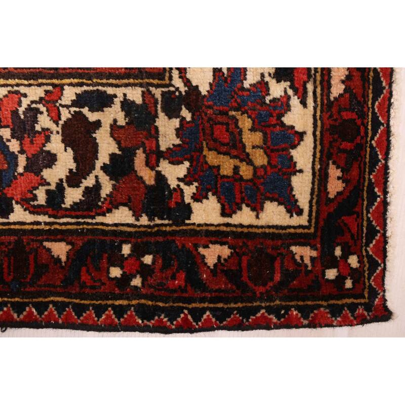 ECARPETGALLERY Hand-knotted Kayseri Vintage Cream Wool Rug - 7'5 x 10'5