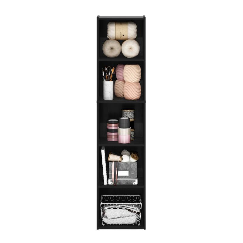 Furinno Pasir 5-Tier Open Shelf Bookcase