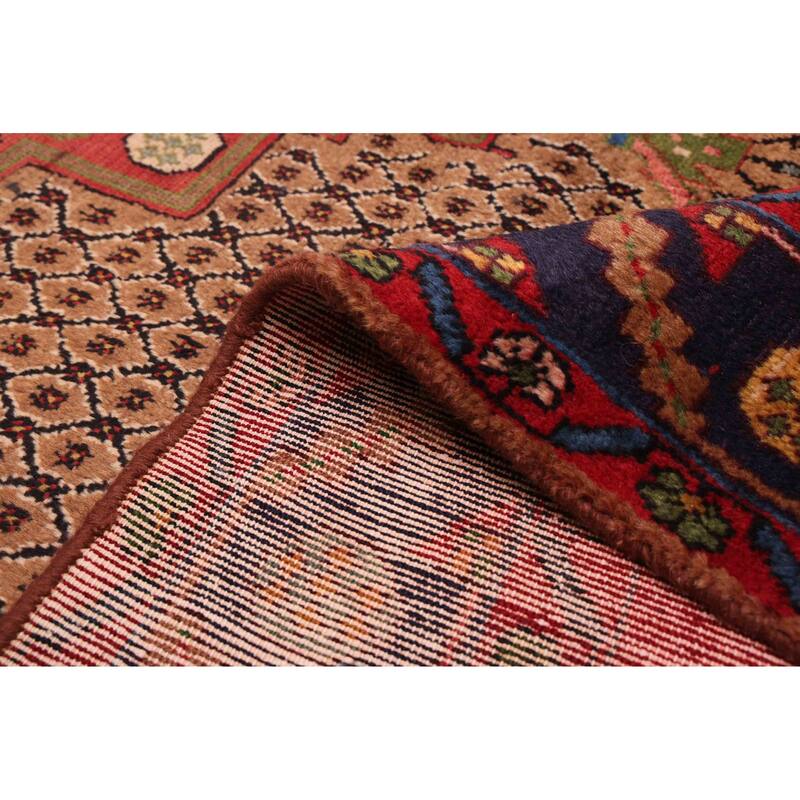 ECARPETGALLERY Hand-knotted Anatolian Vintage Brown Wool Rug - 4'11 x 9'2