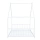 preview thumbnail 7 of 7, Twin Size Montessori Floor Bed for Kids Bedroom, Floor Bed with Slats & Roof Design, Space Saving & No Box Spring Needed, Black