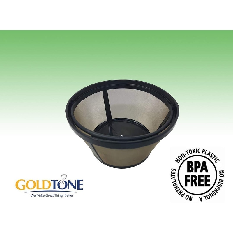 GoldTone Reusable 8-12 Cup Basket Filter Replacement Fits ALL Hamilton  Beach Coffee Machines and Brewers, BPA Free (1 Pack) - Bed Bath & Beyond -  30595676