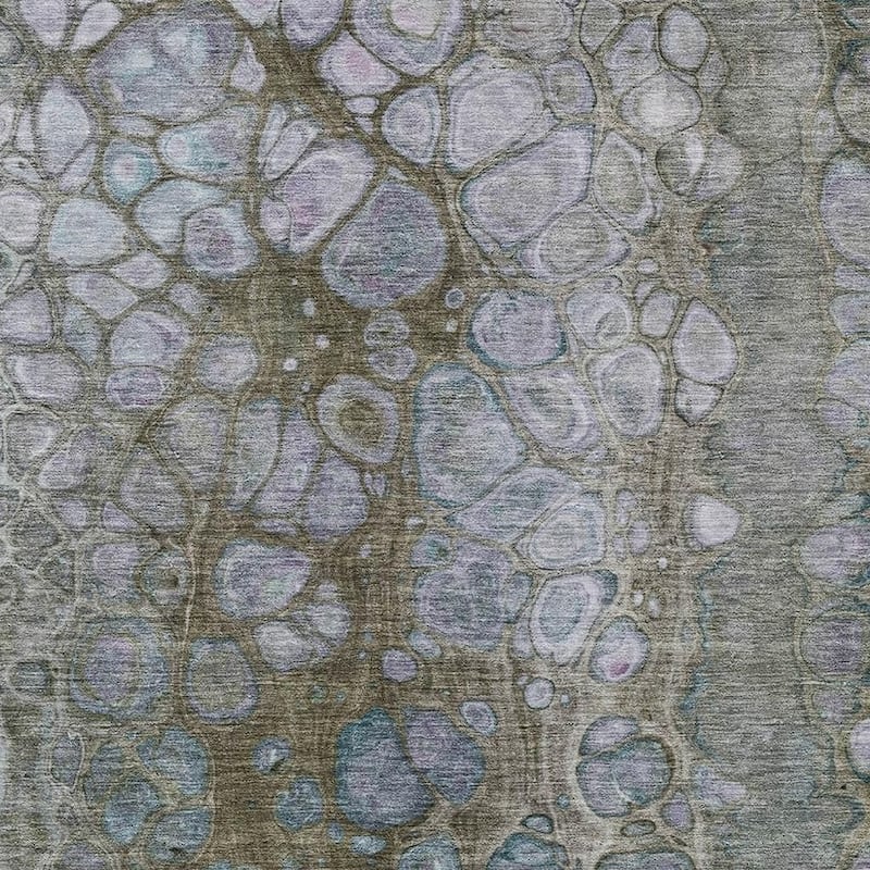 HomeRoots Abstract Transitional Rectangle Outdoor Rug