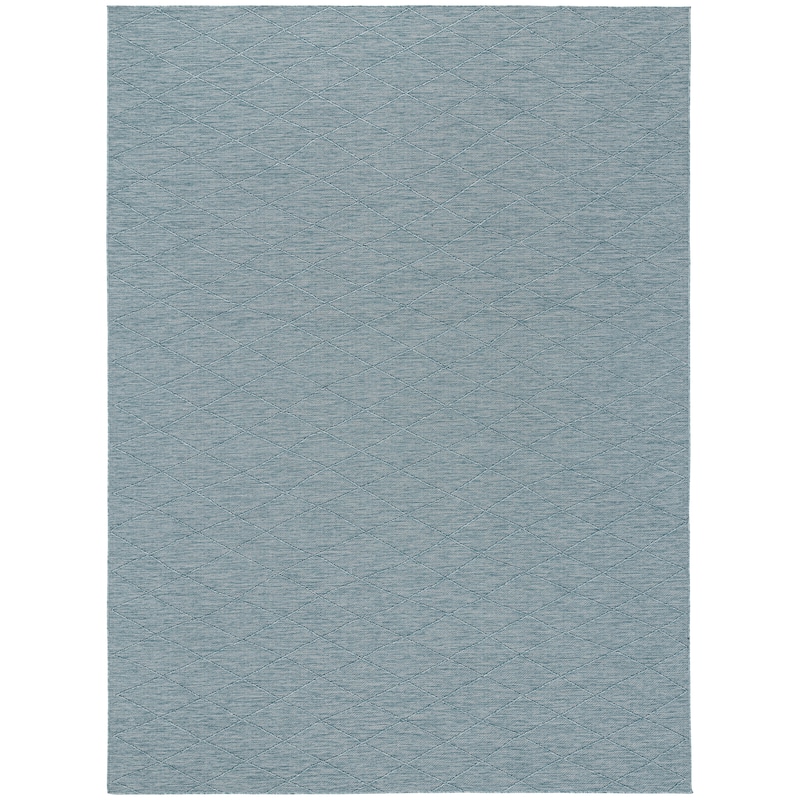 Nourison Practical Solutions Indoor/Outdoor Geometric Area Rug - Aqua/Blue - 8'x10'
