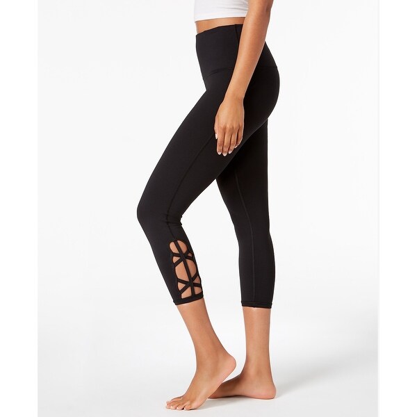 nike training high waist color block leggings in black and gold